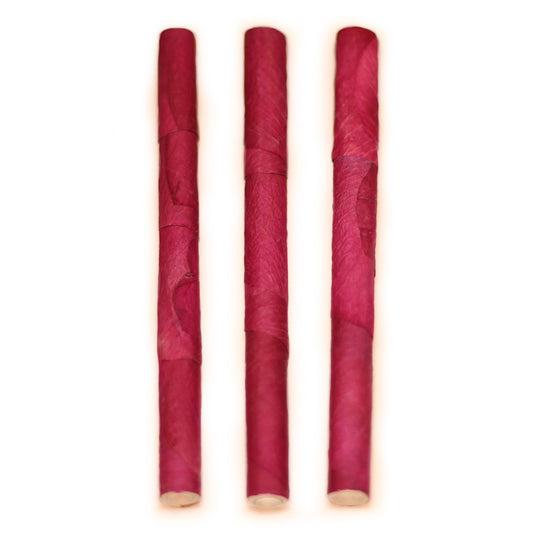 3 Hot Pink Rose Petal Slim Blunts